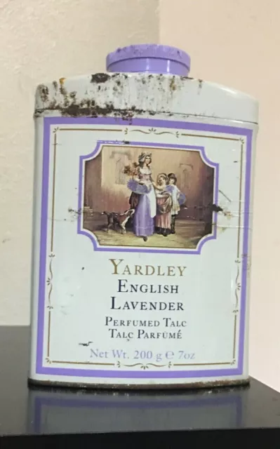 YARDLEY ENGLISCHER LAVENDEL PARFÜMIERTES TALKUM IN STAUBDOSE 200 g Made in England