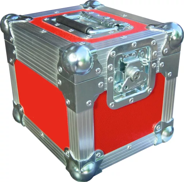 7" Single 100 Swan Flight Case Vinyl Record Box (Red Rigid PVC)