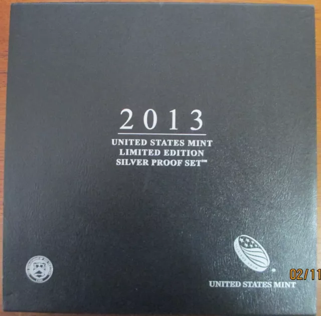 2013 s Limited Edition Silver Proof Set with OGP & COA