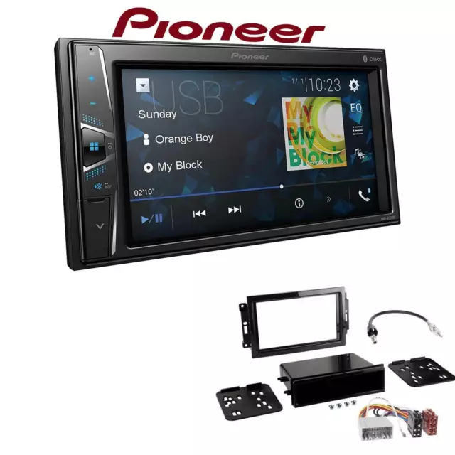 Pioneer Autoradio Bluetooth Touchscreen USB für Chrysler 300C 2004-2007 schwarz