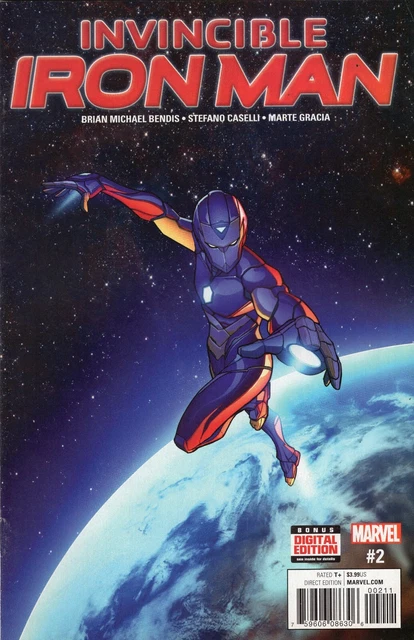 Invincible Iron Man 2  - 2017 Riri Williams Ironheart Series  - Marvel Comics
