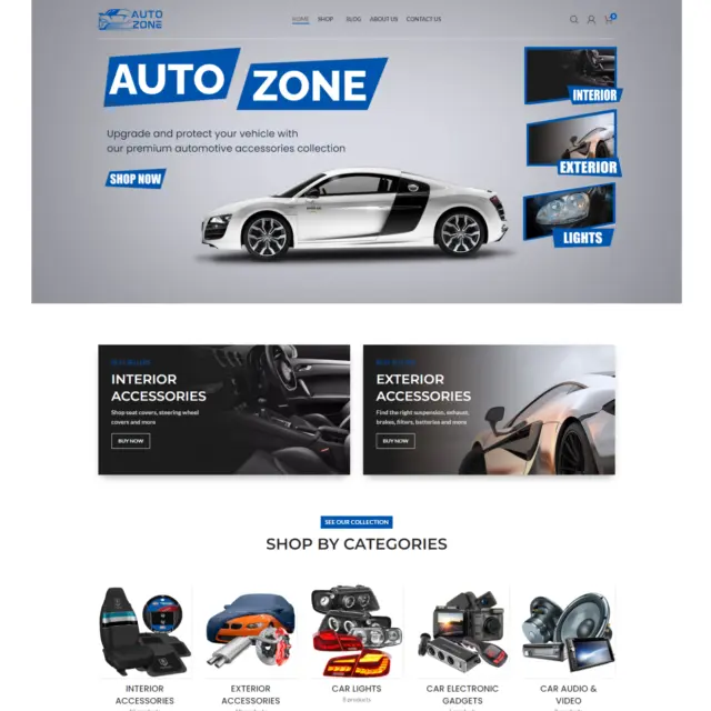 Dropshipping Website Store Business Affiliate Hosting + Products | Automobile