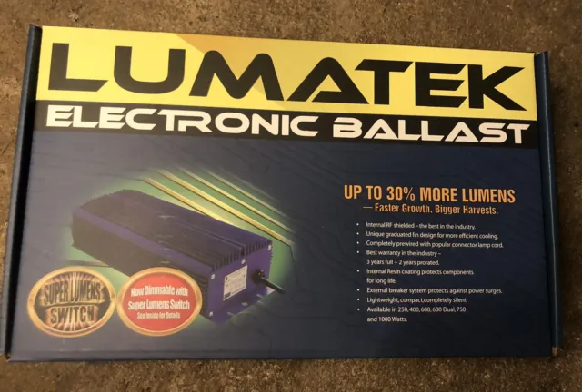 Ballast Électronique lumatek 400w + Dimmer ( 250w-400w-440w)