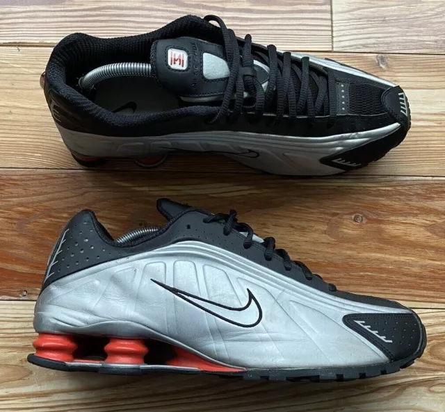 NIKE SHOX R4 OG Scarpe da Ginnastica Uomo Nero Argento UK10 US11 EU45 BV1111 008 2018 EUR 180 43 PicClick IT