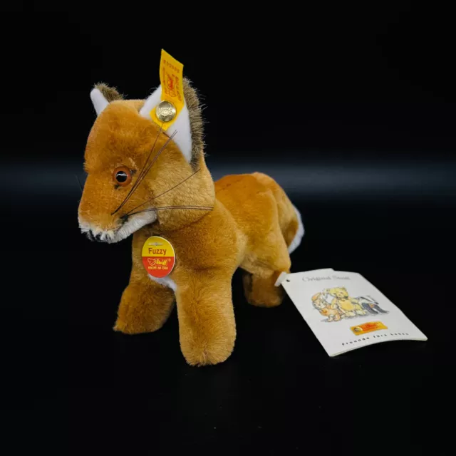 STEIFF Fuchs FUZZY | 045066 | KFS | Jahr 1996 | 18 cm | Sehr guter Zustand