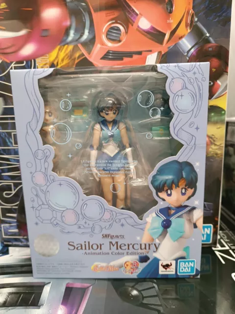 Sailor Moon, Sailor Mercury Animation Color Edition Bandai Sh Figuarts, Nuova