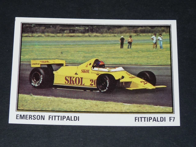 1980 PANINI F1 RACING GRAND PRIX FORMULE 1 Gilles Villeneuve RC, POP 10