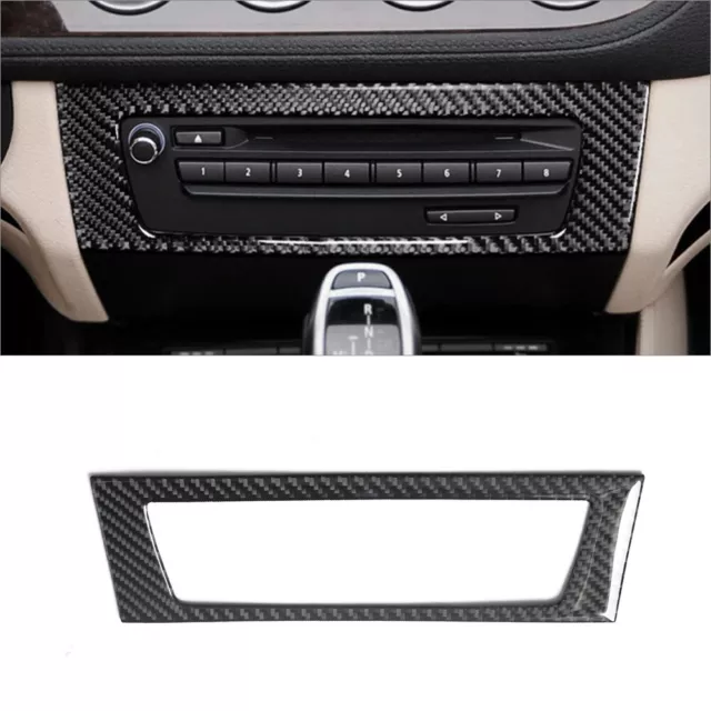 Carbon Fiber Radio & Navigaiton System Frame Cover Trim For BMW Z4 E89 2009-2016