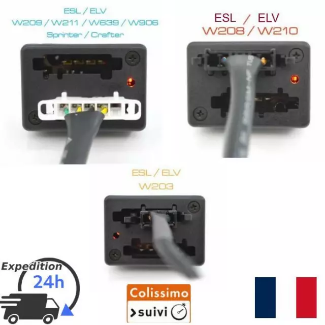 Émulateur ESL / ELV Verrou Colonne pour Mercedes W169 W245 W202 W203 W211 ...etc