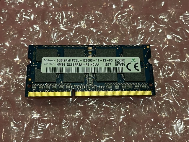 SK HYNIX HMT41GS6BFR8A-PB-N0-AA 8 GB 2RX8 PC3L-12800S 1600 MHz memoria ...