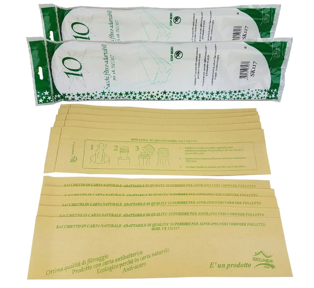 20 SACCHETTI E 20 PROFUMINI PER FOLLETTO VK 116 VK 117 - Foto 2