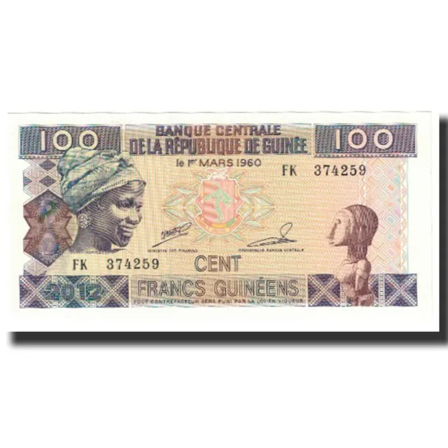 [#631278] Billet, Guinea, 100 Francs, 1960, 1960-03-01, KM:35b, SPL