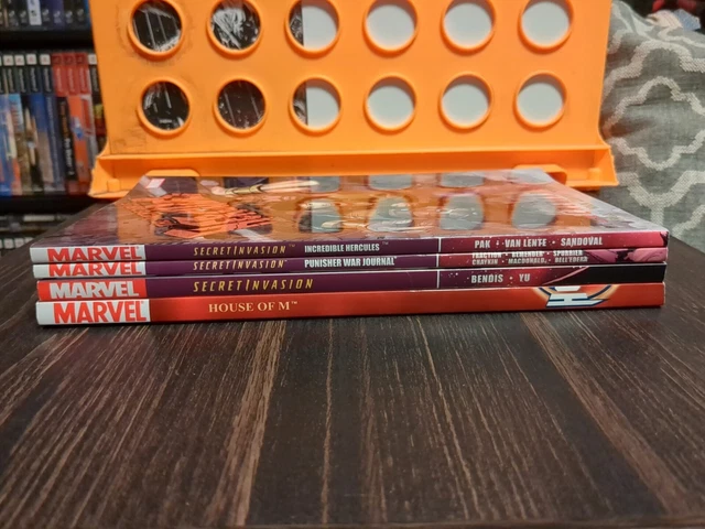 Marvel Comics MCU Bundle Lot Secret Invasion House Of M TPB Bendis Punisher Herc