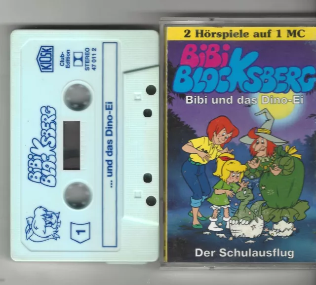 Bibi Blocksberg MC Doppelte Spielzeit, Bibi und das Dino Ei / Der Schulausflug
