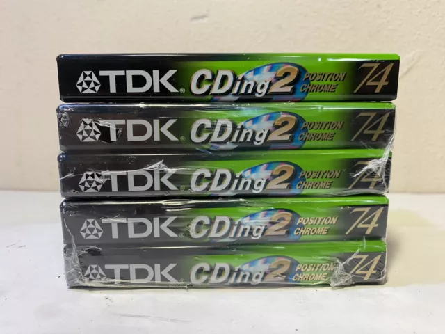 tdk cding2 Cromo 74 Musicassette Vergini