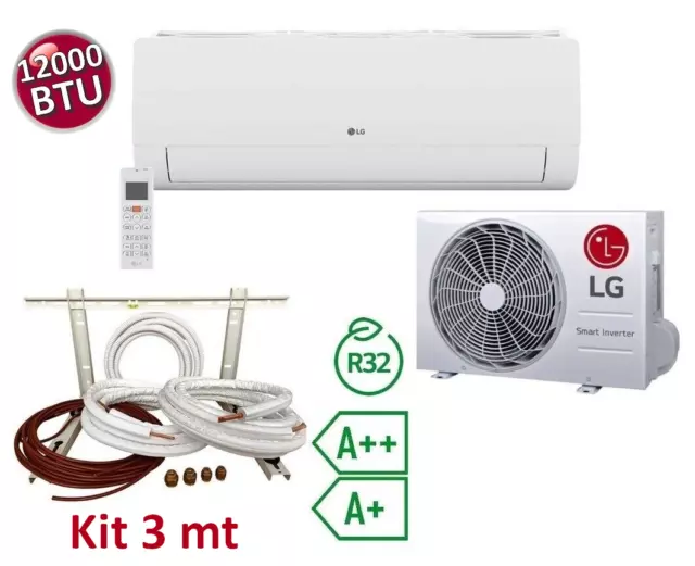 Climatiseur mono split LG LIBERO 12000 btu 3,5 kW A++ A+ + kit d'installation 3