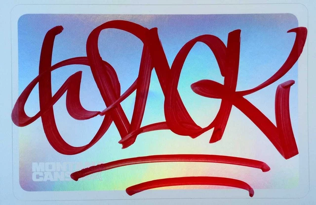 Sketch Graffiti Original GHOST RIS - Encadré Et Signé - Art Urbain Collection