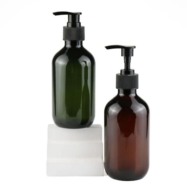 Set 4 pezzi di bottiglie dispenser sapone liquido 300 ml per uso domestico e in