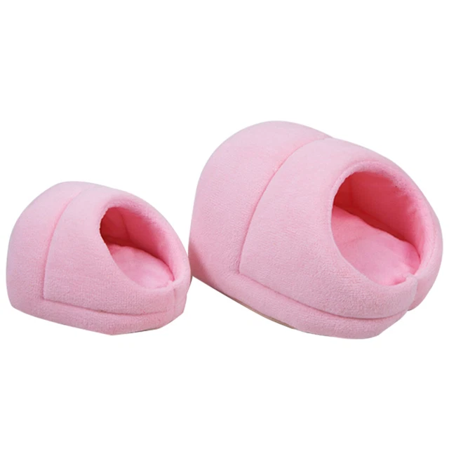 2pcs Guinea Pig Hideout Kleine Pet Mäuse Bett Käfig Chinchilla Bett Cozy