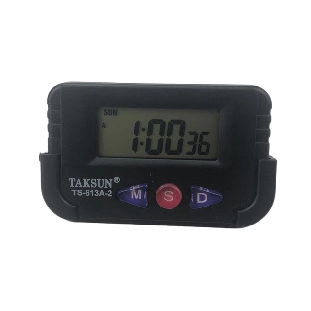 ABS Materiale Auto Orologio Digitale LCD Multiuso Viaggio Orologio Auto Tablet