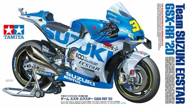 Tamiya 14139 1/12 Scale Model Kit Team Suzuki ECSTAR GSX-RR '20 J.Mir/A.Rins