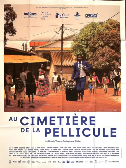 Affiche cinéma AU CIMETIÈRE DE LA PELLICULE 120x160cm Thierno Souleymane Diallo