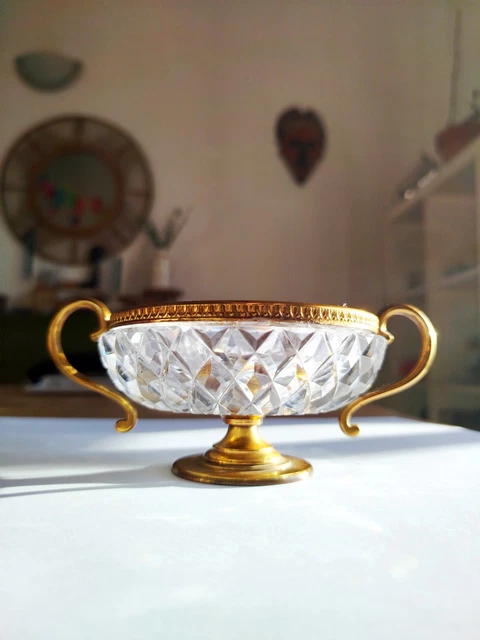 Ancienne Grande lampe en opaline bleue turquoise Napoléon