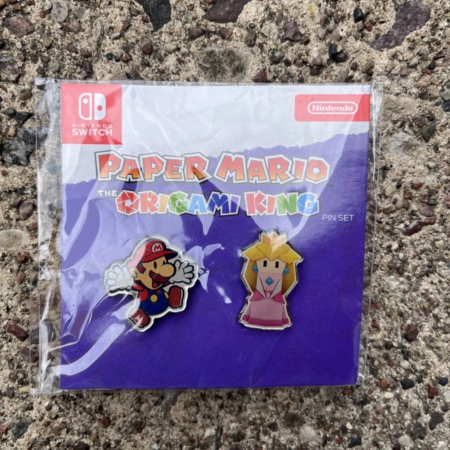 JUEGO DE PIN Paper Mario The Origami King Nintendo Promocional