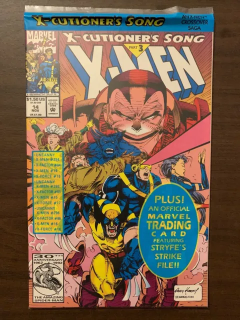 X-Men vol.2 #14 1992 Sealed In Polybag High Grade 9.6 Marvel Comic Book CL44-49