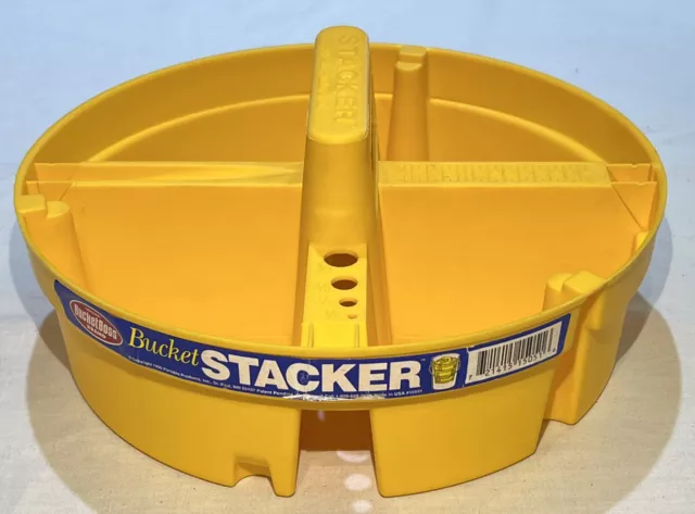BUCKET BOSS 10.25 in. 4-Compartment Bucket Stacker Small Parts