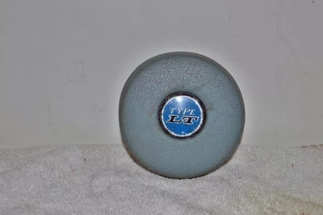 1970 81 Chevrolet Camaro Light Blue Steering Wheel Center Horn Button Chevy