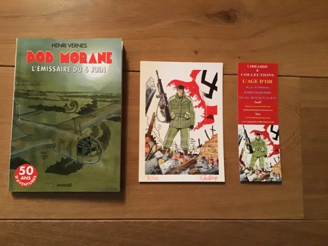 BOB MORANE L'Emissaire du 6 JUIN signé par Henri VERNES + EX-LIBRIS Numéroté HC