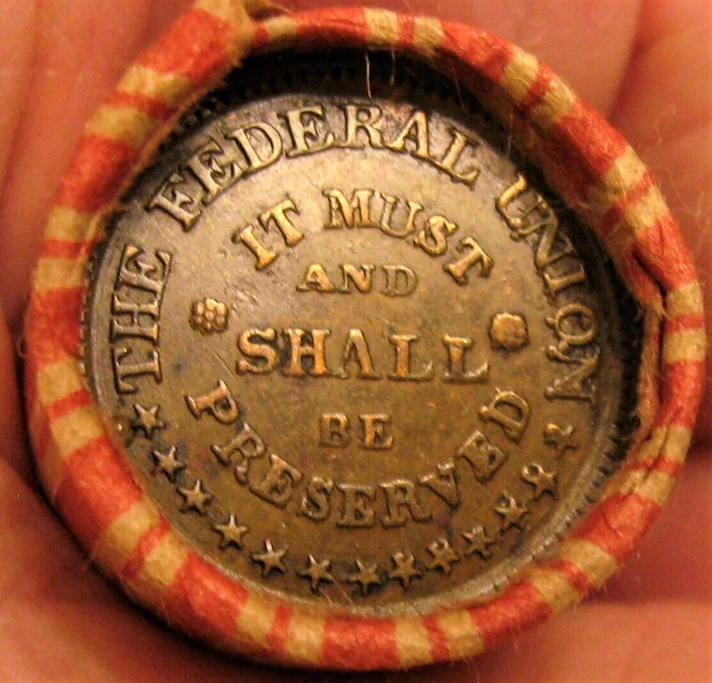 Wheat Penny Roll High Grade Civil War Token  1893 Indian Head