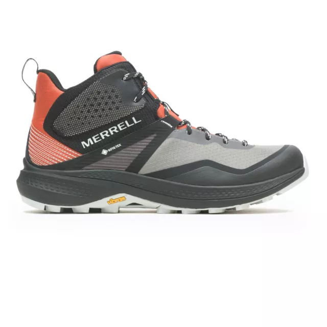 Merrell Mens MQM 3 Mid GORE-TEX Walking Boots Grey Orange Sports Outdoors