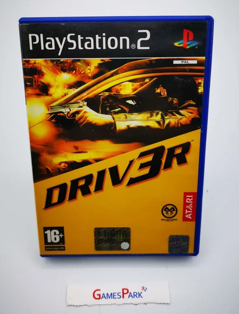 DRIVER DRIV3R PS2 PLAYSTATION 2 GIOCO USATO PER Italiano PAL DI DA X MACCHINE