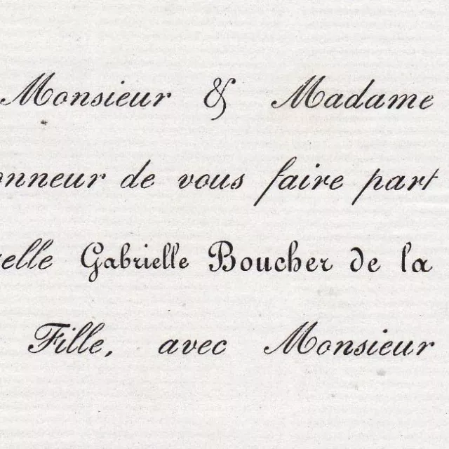Gabrielle Boucher De La Rupelle Cervets-Saint-Léger 1856 Raoul De Vautibault