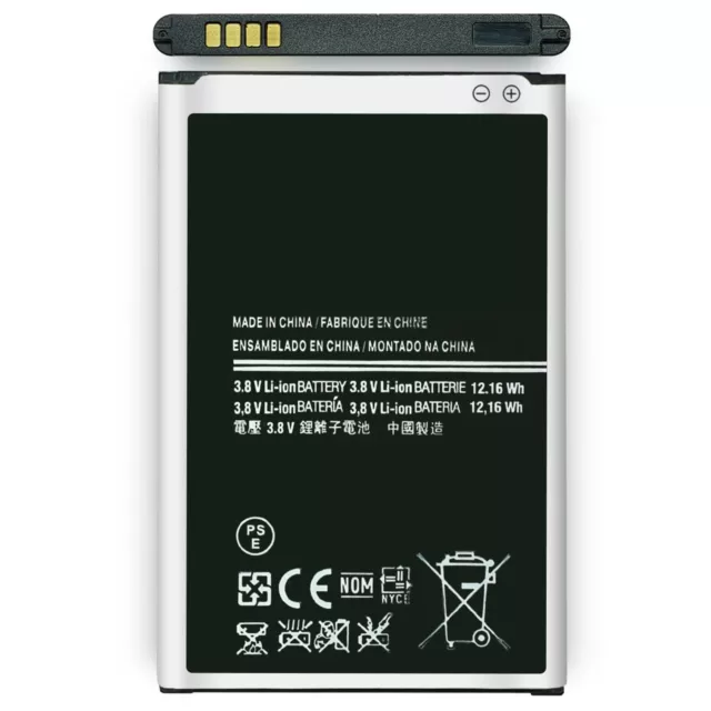 Ersatzakku für Samsung Galaxy Note 3 SM-N9005 ersetzt EB-B800BEBECWW 3200mAh