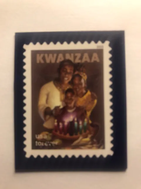 USPS Collector Stamp Magnet - Forever USA - Kwanzaa