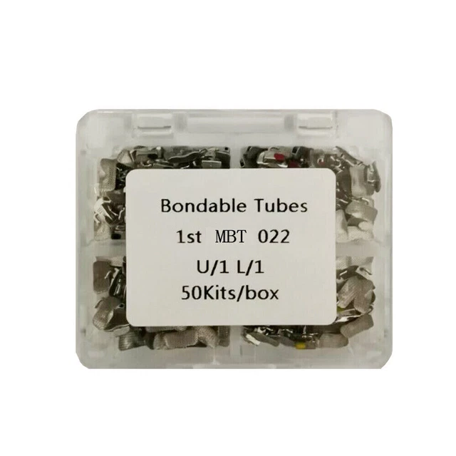 Air-Flow Dental Kit Di 20 Tubi Buccali Ortodontici Roth - Per Primo Molare, Legabili Non Convertibili - Per Dentisti O Studi Ricambi Ortodontici Legabili - Foto 9