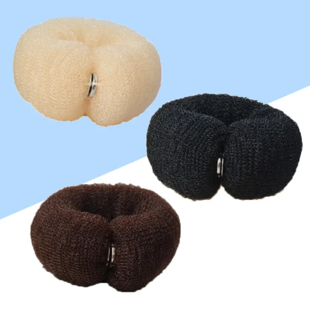 3 Pcs Hair Accessories for Women Donut Bun Maker Curler