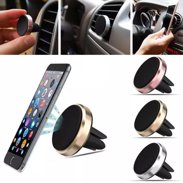 APOKIN Soporte Movil Coche Magnético Universal para iPhone Iman Soporte Rejilla