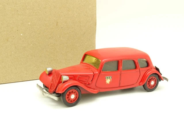 Dubray N°4 Peugeot 402B 1938 Pompiers De Lyon – 1/43 – Neuf En Boîte RARE