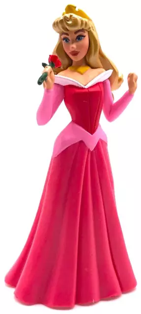 AURORA Disney Princess SLEEPING BEAUTY Dress PVC TOY Playset Figure 4" FIGURINE!