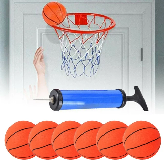 Portable Children's Mini Basketball Set with Pump Indoor Sports Toy for Kids