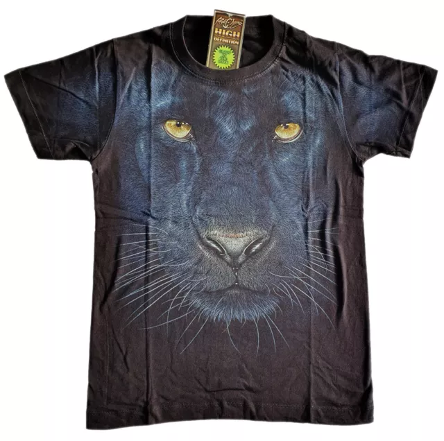 BLACK PANTHER HARvEY HD T-SHIRT XS S M L XL PORTRAIT MOTIV GLOW IN THE DARK PART