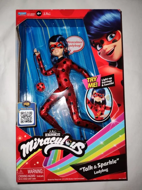 Miraculous Ladybug Fashion Doll Cat Noir 10.5in Deluxe Bandai Zag Heroes  Movie