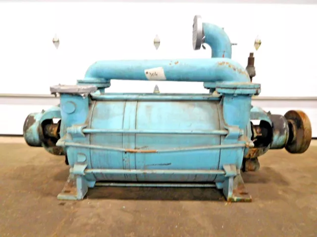 Mo-2708, Graham Liquid Ring Gas High Vacuum Pump. 1Pv8255/Fnz. 20 Scfm. 2 Stage.