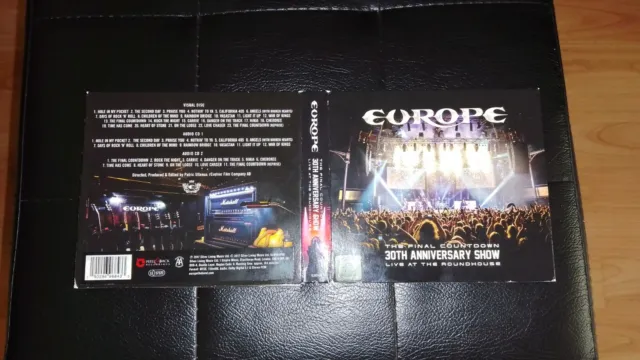 Europe The Final Countdown Live 2CD/DVD Deluxe Edition Ex