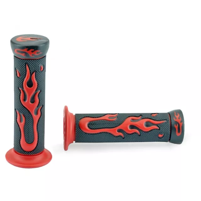 Lenker Griffe Flame TNT rot für MBK 50 Fly MKS KTM Enduro Arctic Roketa Cagi