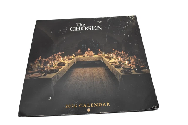 THE CHOSEN 2026 Wall Calendar Christian TV Series Photos Bible Quotes ...
